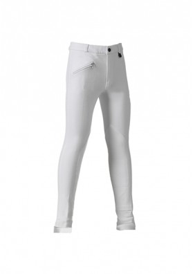 Pantalon Daslo Niño/A Con Vuelta Blanco Pantor