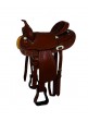 Silla Natowa Nr 115 En Cuero Con Motivos Floreales
