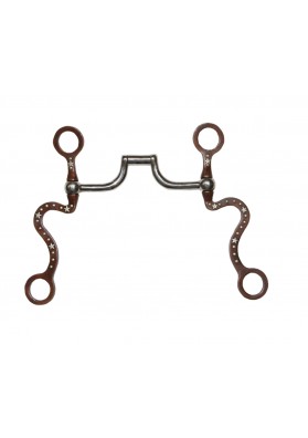 Bocado Brad Ren´S En Acero Oscurecido Marron,