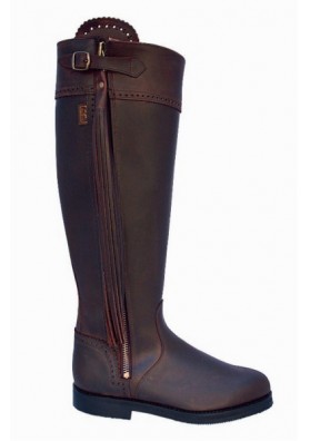 Bota De Montar Pala Legión En Engrasado Castaña