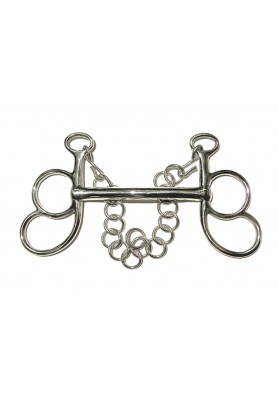 Bocado De Coche Barcelona Recto, En Acero Inox.