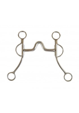 Bocado Bradren´S En Acero Inox Con Puente