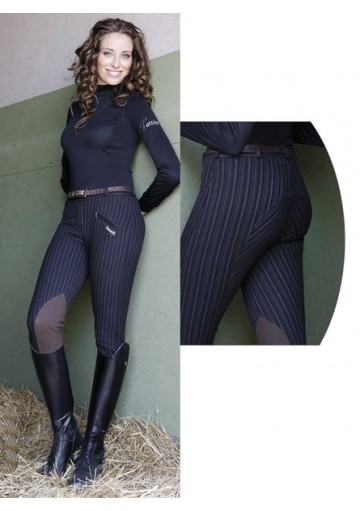 Pantalones Daslo Gold De Mujer A Rayas