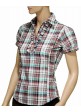 Camiseta Tattini Mujer Escoceses + Ruches