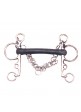 Bocado Pelham Embocadura Goma Inox.