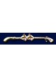 Broche Doble Cabeza De Caballo Sobre Fusta