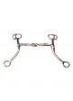 Bocado Modelo Western Partido Tom Thumb Ac. Inox.Piernas Dobladas