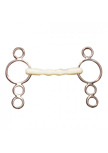 Bocado Pessoa Manzana Embocadura Rig.Estriada Happy Mouth