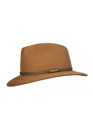 Jamer Lana Impermeable Crushable Correa Trenza Combi Marron