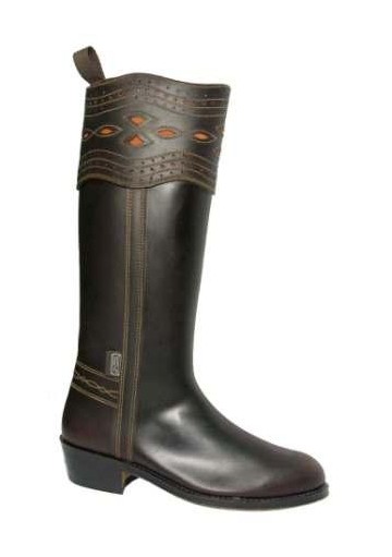 Bota Rociera De Señora Banda Calada