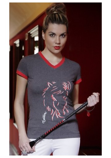 Camisa Tattini Con Imagen Caballo Mujer