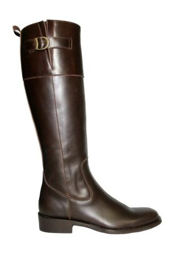 Bota  Señora Cremallera Marrón