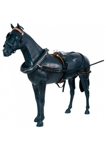 Enganche Collarón Cuero-Nylon
