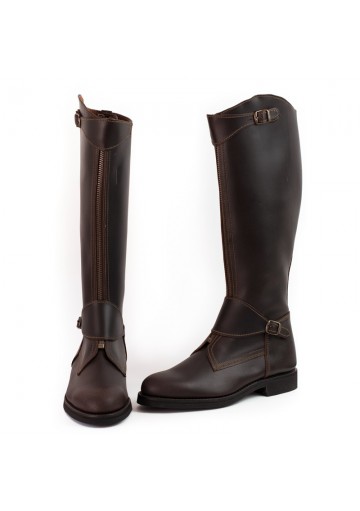 Bota Polo Engrasada Tacon Rodado(Mod703)