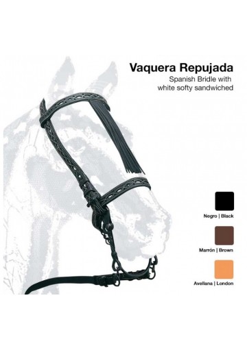 Cabezada Vaquera Repujada