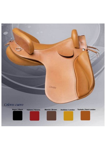 Silla Zaldi Campera Alta Escuela De Cuero