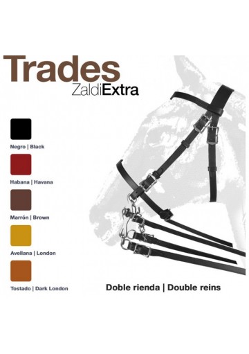 Cabezada Zaldi Extra Trades Doble Rienda