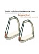 Estribo Inglés Seguridad Inox. Con Goma 221018 12 cm.