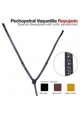 Pechopetral Vaquetilla Repujado