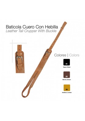 Baticola Cuero Con Hebilla Castecus