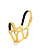Cabezada Cuadra HH Nylon Doble Con Refuerzo Cuero Sintético y Mosquetón