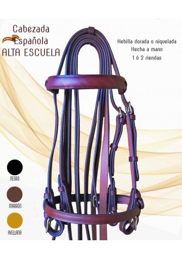 Cabezada Española Especial Doble Rienda