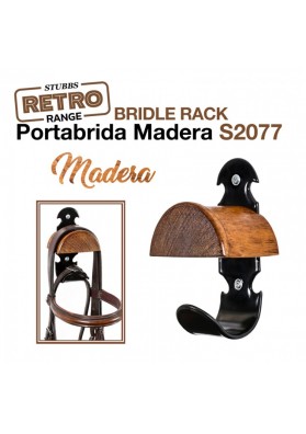 Portabrida Madera Stubbs Retro Bridle Rack S2077