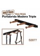 Portabrida Madera Triple Stubbs Retro Tack PEGS S2877