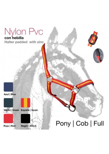 Cabezada Cuadra Nylon/PVC