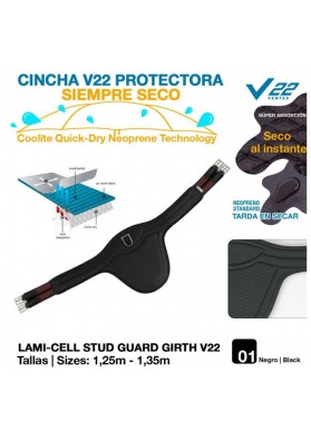 Cincha V22 Siempre Seco Protectora Negro