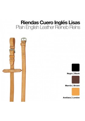 Riendas Cuero Inglés Lisas 1801/0