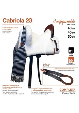 Silla Vaquera Zaldi Cabriola 2G