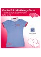 CaAMISA POLO NIÑA MANGA CORTA KRTS-079