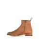 Botin Tapaelástico Cremallera Engrasado Natural