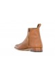 Botin Tapaelástico Cremallera Engrasado Natural