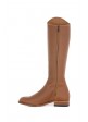 Bota de Montar con Adorno de Polaina en Tira