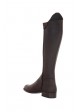 Bota De Doma Clásica Cremallera Lateral Y Broche