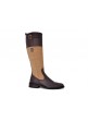 Bota  Señora Cremallera Camel-Marrón