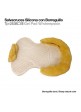 Salvacruces Silicona Con Borreguillo TP-2458C BLANCO