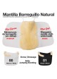 Mantilla Con Borreguillo Natural