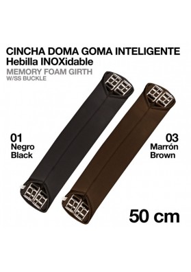 Cincha Doma Goma Inteligente/Hebilla Inox.