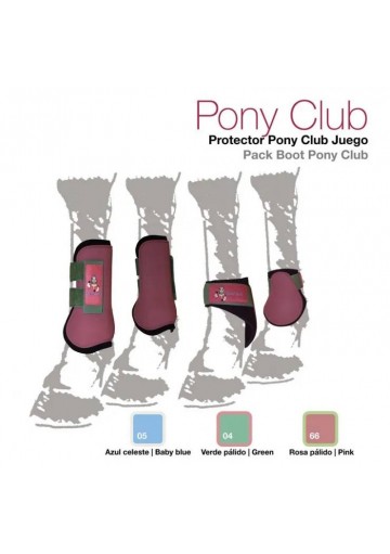 PROTECTOR PONY CLUB JUEGO (4 PIEZAS)