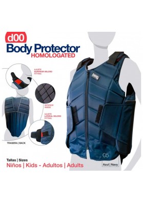 PROTECTOR BODY HOMOLOGADO D00 AZUL