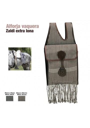 ALFORJA VAQUERA ZALDI EXTRA LONA