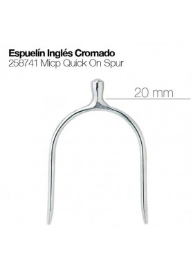 ESPUELÍN INGLÉS CROMADO 258741
