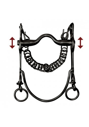 Bocado Vaquero Eco.Embocadura Movil Barra Curva