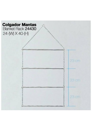 COLGADOR PARA MANTAS 24430