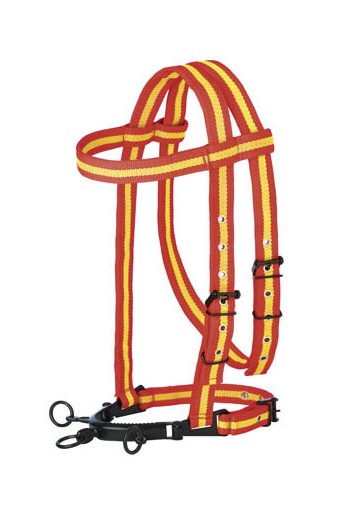 CABEZADA SERRETA VAQUERA HH NYLON C / AHOGADERO 3 PILARES