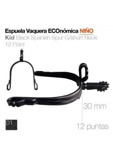 ESPUELA VAQUERA ECO. NIÑO 12 puntas