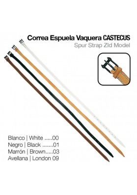 CORREA ESPUELA VAQUERA CUERO CASTECUS